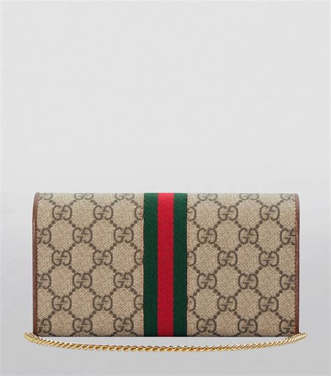 gucci blooms wallet chain|Gucci ophidia chain wallet.